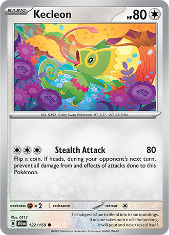 Kecleon - 122/159 - Common