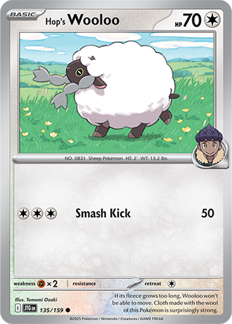 Hop's Wooloo - 135/159 - Common