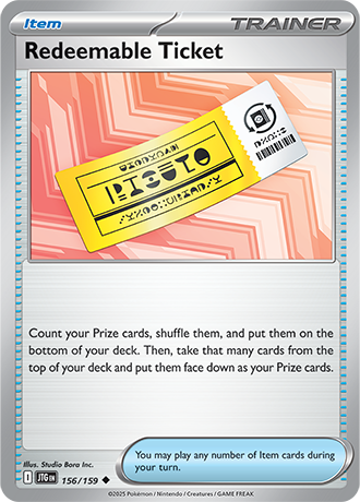 Redeemable Ticket - 156/159 - Uncommon