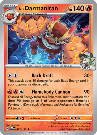 N's Darmanitan - 027/159 - Uncommon