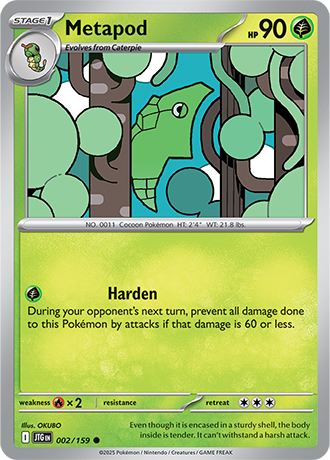 Metapod - 002/159 - Common