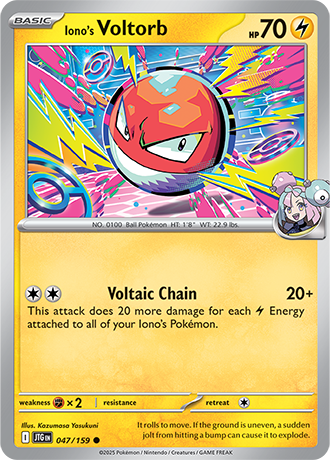 Iono's Voltorb - 047/159 - Common