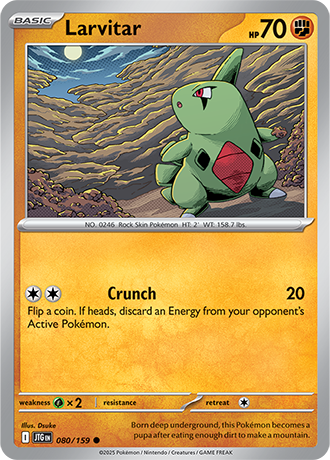Larvitar - 080/159 - Common