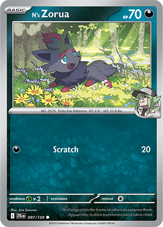 N's Zorua - 097/159 - Common