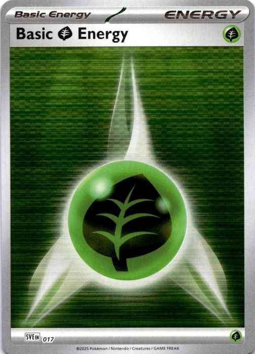 Basic Grass Energy - SVE017 - Common - Reverse Holo