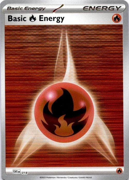 Basic Fire Energy - SVE018 - Common - Reverse Holo