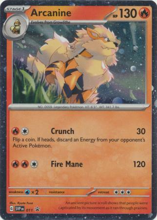 Arcanine - SVP011 - Holo Promo