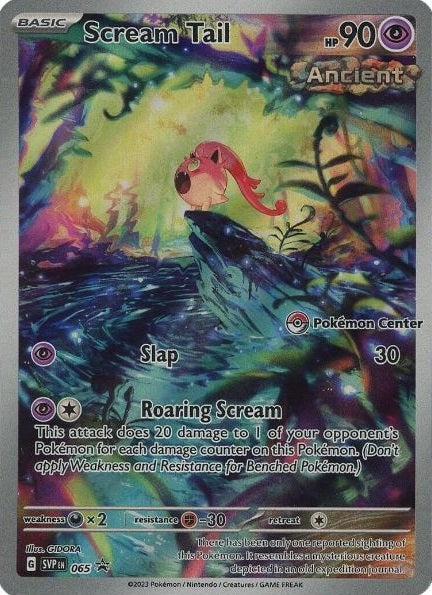 Scream Tail (Pokemon Center Exclusive) - SVP065 - Illustration Rare Promo