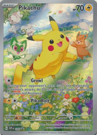401 Games Canada - Pikachu - SVP088 - Illustration Rare Promo 401 Games Canada - Pikachu - SVP088 - Illustration Rare Promo