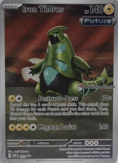 Iron Thorns (Pokemon Center Exclusive) - SVP098 - Illustration Rare Promo