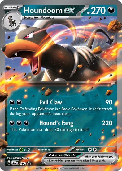 Houndoom ex - SVP103 - Holo Promo