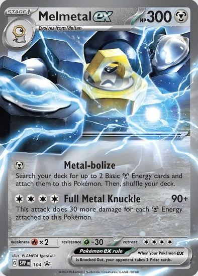 Melmetal ex - SVP104 - Holo Promo