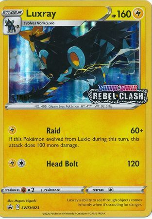 Luxray - SWSH023 - (Staff) Pre-Release Promo