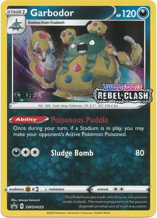 Garbodor - SWSH025 - (Staff) Pre-Release Promo