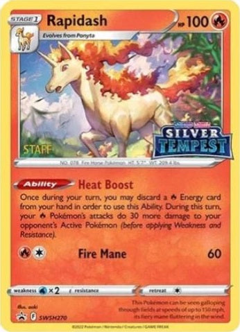 Rapidash - SWSH270 - (Staff) Pre-Release Promo