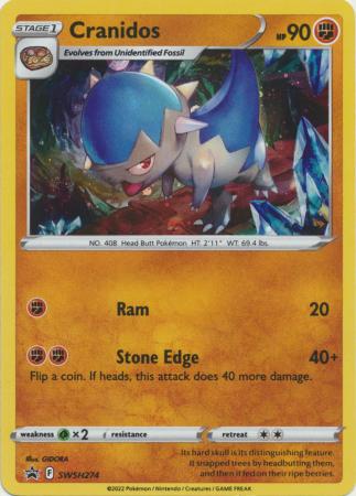 Cranidos - SWSH274 - Holo Promo