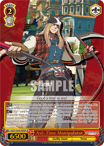 Axl: Time Manipulator (SP) - GGST/SX06-058SPSP - Special Rare