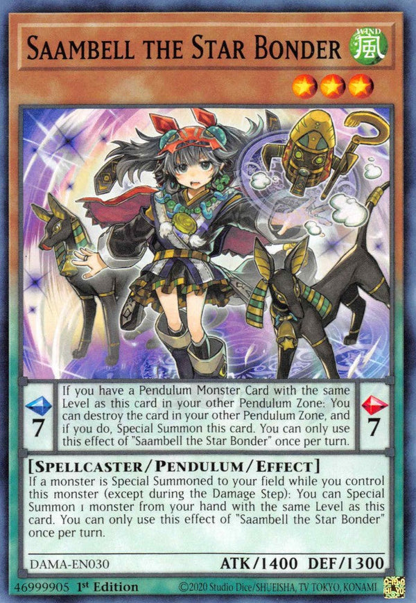 Saambell the Star Bonder - DAMA-EN030 - Common - 1st Edition available at 401 Games Canada