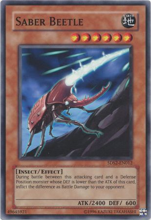 Saber Beetle - 5DS2-EN012 - Common - Unlimited available at 401 Games Canada