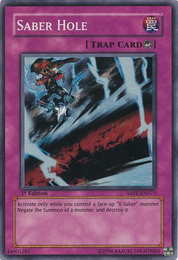 Saber Hole - ABPF-EN073 - Super Rare - 1st Edition available at 401 Games Canada