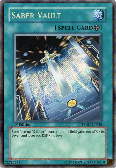 Saber Vault - TSHD-EN086 - Secret Rare - 1st Edition available at 401 Games Canada