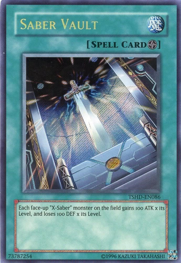 Saber Vault - TSHD-EN086 - Secret Rare - Unlimited available at 401 Games Canada