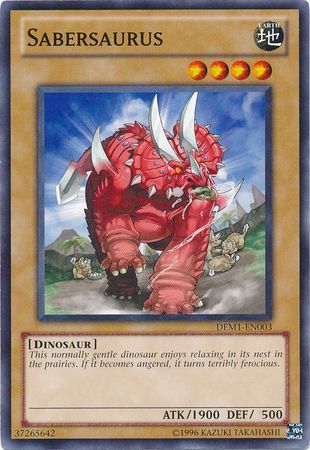 Sabersaurus - DEM1-EN003 - Common available at 401 Games Canada