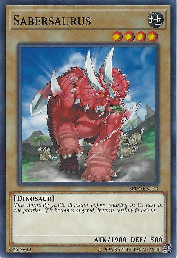 Sabersaurus - SR04-EN004 - Common - Unlimited available at 401 Games Canada