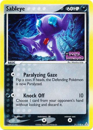 Sableye - 31/110 - Rare - Reverse Holo available at 401 Games Canada