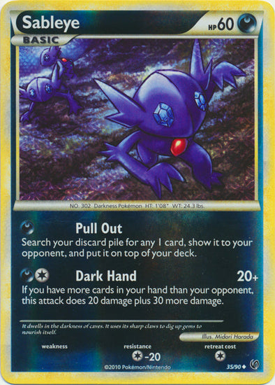 Sableye - 35/90 - Uncommon - Reverse Holo available at 401 Games Canada