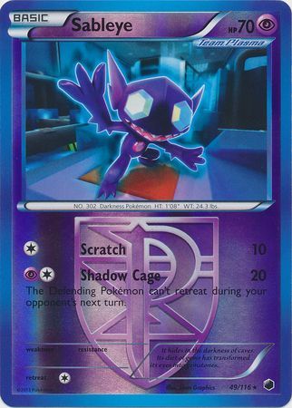 Sableye - 49/116 - Rare - Reverse Holo available at 401 Games Canada