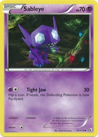 Sableye - 61/113 - Uncommon available at 401 Games Canada