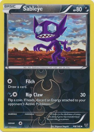 Sableye - 68/146 - Uncommon - Reverse Holo available at 401 Games Canada