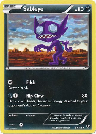 Sableye - 68/146 - Uncommon available at 401 Games Canada