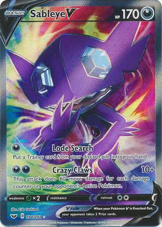 Sableye V - 194/202 - Full Art Ultra Rare available at 401 Games Canada