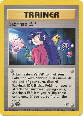 Sabrina's ESP - 117/132 - Uncommon - 1st Edition available at 401 Games Canada