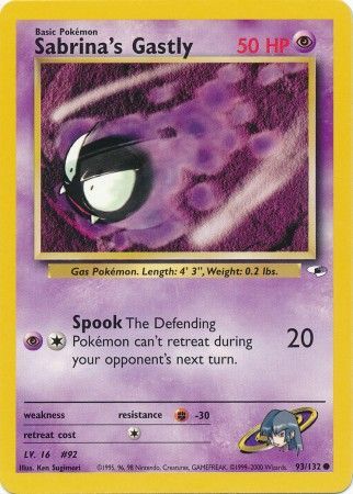 Sabrina's Gastly - 93/132 - Common - Unlimited available at 401 Games Canada