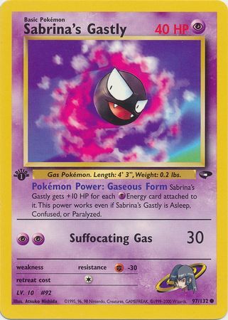 Sabrina's Gastly - 97/132 - Common - 1st Edition available at 401 Games Canada