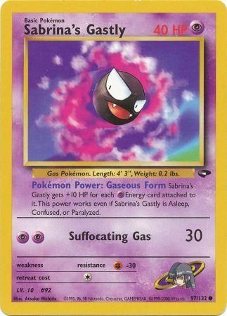 Sabrina's Gastly - 97/132 - Common - Unlimited available at 401 Games Canada