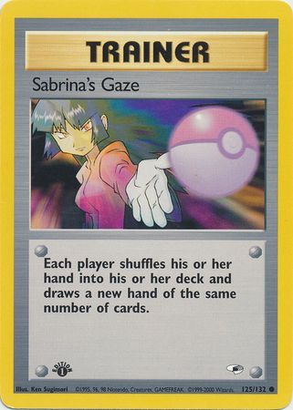 Sabrina's Gaze - 125/132 - Common - 1st Edition available at 401 Games Canada