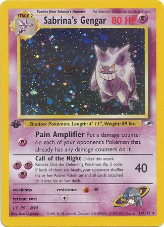 Sabrina's Gengar - 14/132 - Holo - 1st Edition available at 401 Games Canada