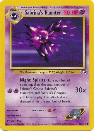 Sabrina's Haunter - 58/132 - Uncommon - Unlimited available at 401 Games Canada