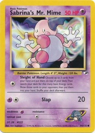 Sabrina's Mr. Mime - 94/132 - Common - Unlimited available at 401 Games Canada