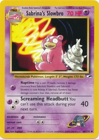 Sabrina's Slowbro - 60/132 - Uncommon - Unlimited available at 401 Games Canada