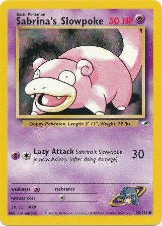 Sabrina's Slowpoke - 95/132 - Common - Unlimited available at 401 Games Canada