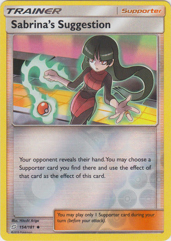 Sabrina's Suggestion - 154/181 - Uncommon - Reverse Holo available at 401 Games Canada