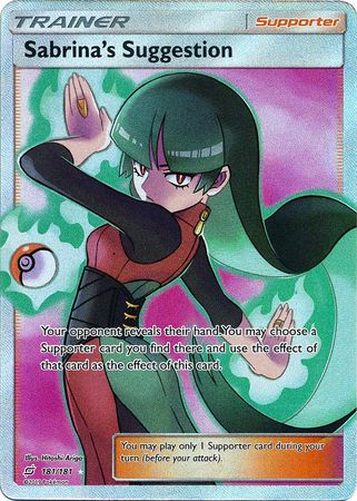Sabrina's Suggestion - 181/181 - Full Art Ultra Rare available at 401 Games Canada