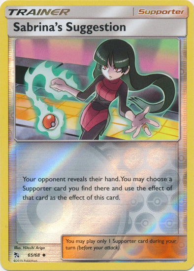 Sabrina's Suggestion - 65/68 - Uncommon - Reverse Holo available at 401 Games Canada