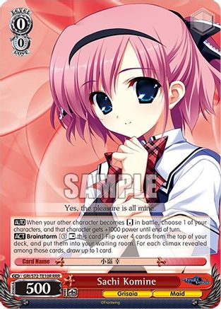 Sachi Komine (RRR) - GRI/S72-TE10R - Triple Rare available at 401 Games Canada