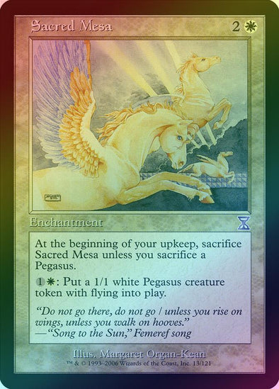 401 Games Canada - Sacred Mesa - Timeshifted (Foil) (TSP) 401 Games Canada - Sacred Mesa - Timeshifted (Foil) (TSP)
